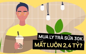 Vì sao mua cốc trà sữa 30k mỗi ngày có thể khiến bạn mất luôn 2,4 tỷ đồng?