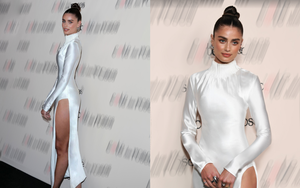 "Thiên thần nội y" Taylor Hill hút mắt với đầm của Công Trí