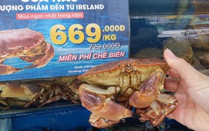 Cua biển nhập ngoại rẻ hơn cua trong nước