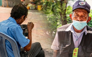 Thương lắm những bác bảo vệ già mưu sinh dưới nắng nóng gay gắt ở TP.HCM: "Có công việc là may mắn rồi con"