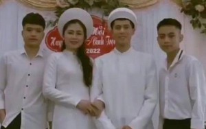 Những hình ảnh trong lễ ăn hỏi của cầu thủ Đình Trọng và Trang Heo bất ngờ được hé lộ