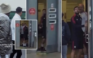 Bruno Fernandes chửi thẳng mặt đồng đội MU vì quay phim trước sân tập