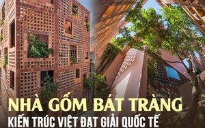 Nhà Bát Tràng bọc gốm từ trong ra ngoài: Kiến trúc đẹp độc lạ của Việt Nam chinh phục liền 2 giải quốc tế tầm cỡ