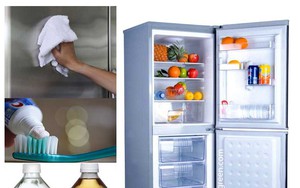 Cách làm sạch vết ố vàng trong tủ lạnh