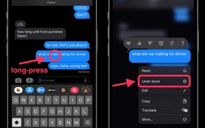 Tìm hiểu tính năng “Undo Send” của iMessages trên iOS 16