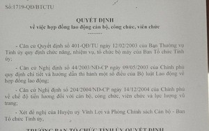 Bạc Liêu: Làm Chánh Văn phòng Huyện ủy hai năm mới thi tuyển công chức