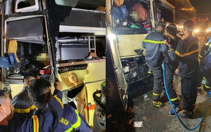 Nghệ An: Xe khách giường nằm đâm xe bồn khiến tài xế tử vong, 19 người bị thương