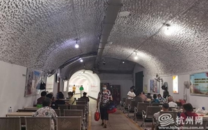 Bên trong hầm trú ẩn tránh nóng ở Trung Quốc