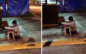 Cậu bé nghèo ngồi làm bài trên vỉa hè dưới ánh đèn nhà hàng vô tình nổi tiếng trên mạng nhiều năm trước bây giờ ra sao?
