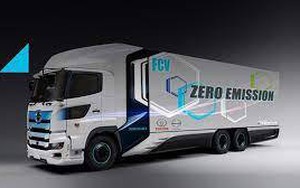 Xe tải lai chạy bằng điện và hydro