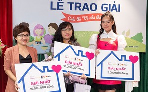 Hoa hậu nhí Bella Vũ trao giải cuộc thi tôn vinh tình cảm gia đình