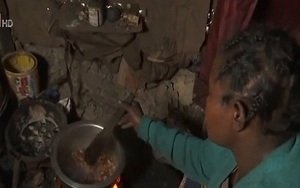 Không có tiền mua than và củi, người nghèo Kenya nấu ăn bằng túi nylon