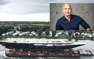 Siêu du thuyền ‘ngọc trai đen’ tạo cảm hứng thiết kế cho tàu Y721 của tỷ phú Jeff Bezos ấn tượng cỡ nào?