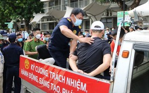 Tạm giữ hình sự đối tượng gây rối tại Bệnh viện Bạch Mai