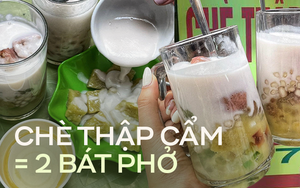 Kinh ngạc về cốc chè “tuổi đời” gần 50 năm ở Hà Nội, có giá bằng 2 bát Phở!