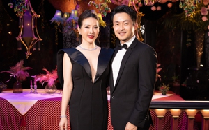 Hoa hậu Thu Hoài cùng chồng doanh nhân dự sự kiện