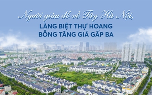 Người giàu đổ về khu Tây Hà Nội, làng biệt thự hoang bỗng tăng giá gấp ba