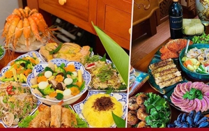 Đua nhau đặt mâm cỗ tiền triệu cúng ông Công ông Táo