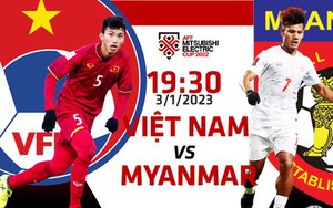 AFF Cup 2022: Tương quan trước trận Việt Nam - Myanmar, 19h30 giờ 3/1/2023
