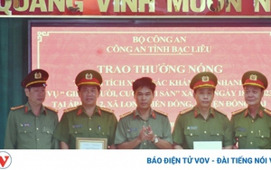 Khen thưởng Ban chuyên án phá vụ giết tài xế xe ôm cướp tài sản ở Bạc Liêu
