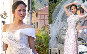 Lộ ảnh H'Hen Niê diện váy cưới hậu bị soi đi du lịch Châu Âu cùng bạn trai?
