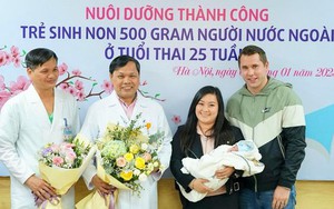 Nuôi dưỡng thành công trẻ sinh non nặng 500 gram