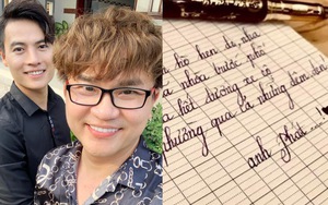 Sau khi lảng tránh chuyện tình cảm với MC Đại Nghĩa, Võ Tấn Phát viết thư tay thả thính hẹn hò