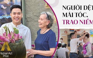 Cắt mái tóc nuôi dài 20 năm nhưng không tiếc vì một điều ý nghĩa – câu chuyện lay động lòng người của chàng trai 9x