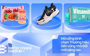 Better Choice Awards 2023: Chính thức mở cổng bình chọn Thương hiệu bền vững nhờ Đổi mới sáng tạo hôm nay