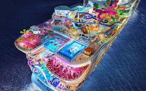 Cận cảnh con tàu du lịch khổng lồ lớn gấp 5 lần Titanic huyền thoại: Sức chứa 10.000 người, dài hơn ba sân bóng đá