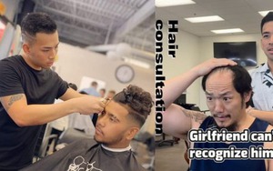 Anh thợ cắt tóc người Việt ở Hawaii sở hữu những clip 'lột xác' triệu view