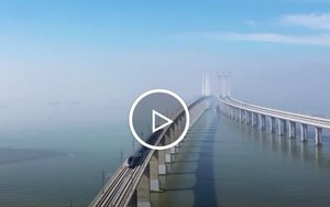 Đường sắt vượt biển nhanh nhất Trung Quốc tốc độ 350 km/h