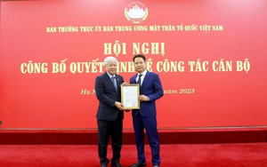 Nhà báo Trương Thành Trung được bổ nhiệm giữ chức Tổng Biên tập Tạp chí Mặt trận