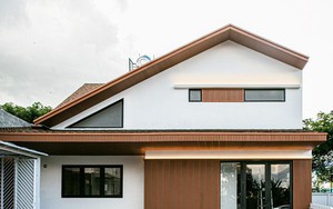 Ngôi nhà xây mái lệch hơi hướng nhà đồng quê đầy ấn tượng