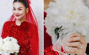 Hoa cầm tay mang ý nghĩa vương giả trong ngày vui Thanh Hằng và chồng nhạc trưởng: Giá tiền gây tò mò!