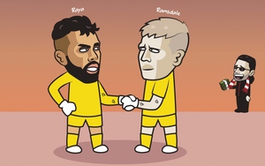 Biếm họa 24h: Raya mắc sai lầm, Ramsdale sẵn sàng chiếm lại vị trí ở Arsenal