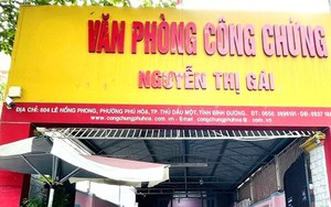 Bắt một công chứng viên tại Bình Dương