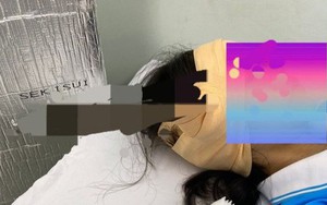 Nữ sinh bị lưỡi dao găm vào đầu khi ngồi uống nước trong sân trường