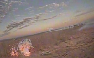 Video flycam Nga hạ gục 3 xe tăng Leopard