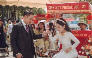 Đám hỏi 1,6 tỷ đồng của cô dâu Bắc Giang tái hiện phố cổ Hà Nội và văn hóa Kinh Bắc