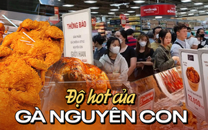 Cơn sốt gà nguyên con giá chưa tới 100k đồng ở các siêu thị tại TP.HCM, phải xếp hàng chờ cả tiếng để mua