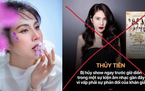 Thủy Tiên nói gì về thông tin bị hủy show vì khán giả phản đối?