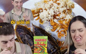 Khách Tây "mắt chữ A mồm chữ O" khi lần đầu ăn bánh cuốn cà cuống: Mùi vị giống như kẹo dẻo Haribo?