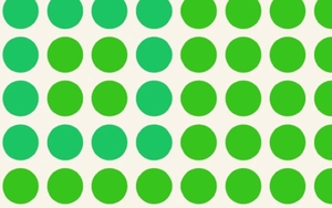 Câu đố siêu khó: Bạn nhìn thấy gì lạ trong những chấm tròn này?