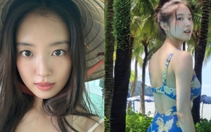 Nữ diễn viên "Cổ Tay Áo Màu Đỏ" đội nón lá, khoe visual xinh đẹp khi vi vu Phú Quốc