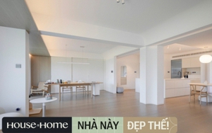Mua căn hộ 4 phòng ngủ rộng đến 189m2, cặp vợ chồng quyết định đập thông toàn bộ không gian và chỉ để lại 1 phòng ngủ nhỏ