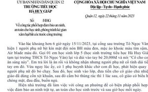 Công an thông tin vụ cảnh báo người lạ đưa tiền, tiếp cận học sinh ở cổng trường