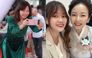 Chân dung mẹ chồng Hàn Quốc nhảy trong đám cưới ở Hà Tĩnh: U60 trẻ như chị của con dâu