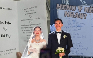 Nóng: Thực đơn tiệc cưới gần 12 món của Văn Hậu - Hải My tại khách sạn Hà Nội, nhiều món y hệt như tiệc ở Thái Bình