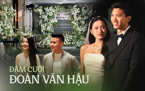Toàn cảnh đám cưới sang chảnh của Văn Hậu và Hải My ở Hà Nội: Dâu rể visual xịn khỏi bàn, nhiều chi tiết thể hiện đẳng cấp